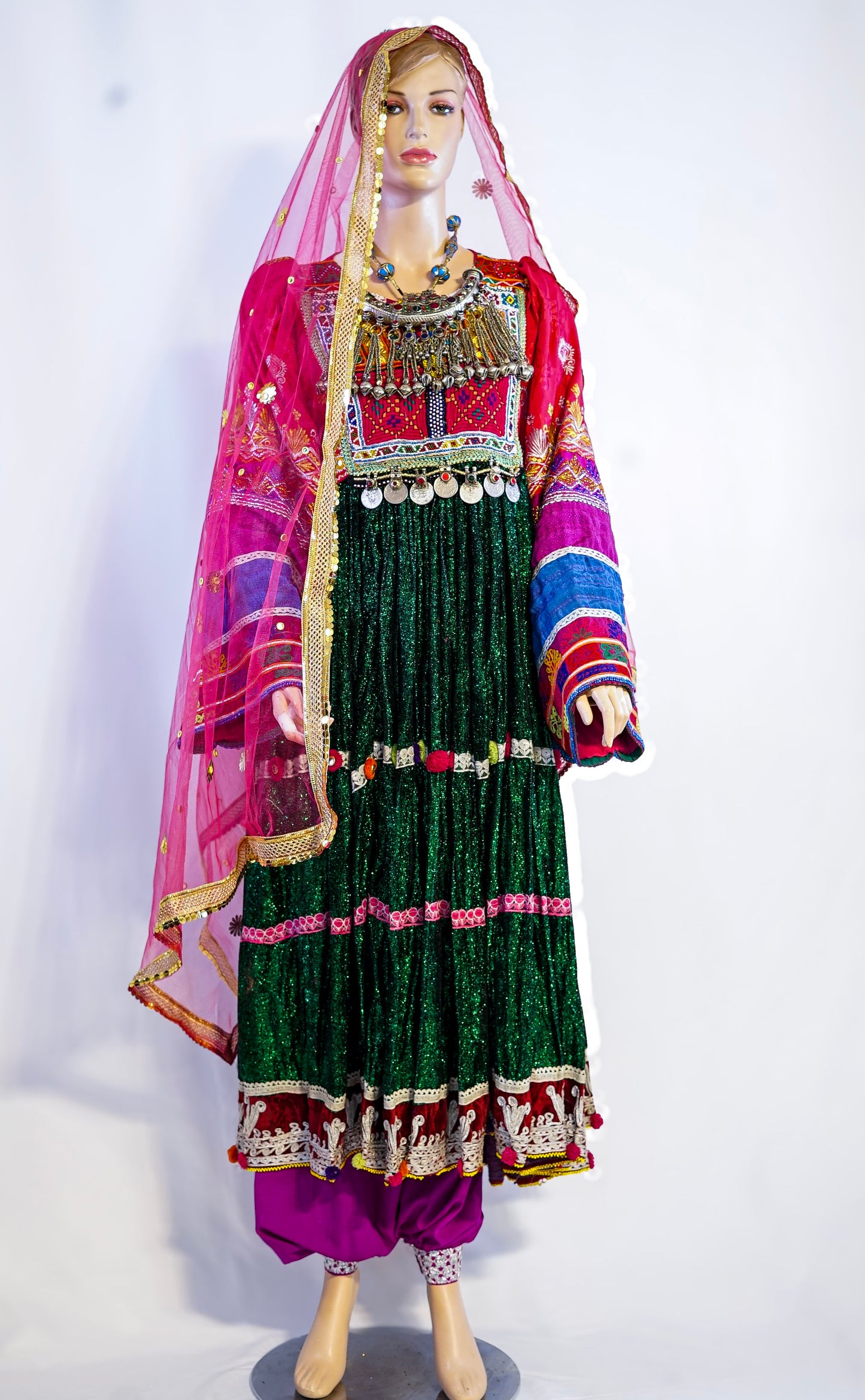Kochai Dress, Reg Zri (Afghan Clothes)